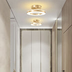 ZAYNO Black LED Ceiling Light – Modern Flush Mount