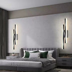 LuxLine Modern LED Wall Lamp | Minimalist Design | Iron & Acrylic | Dimmable Light