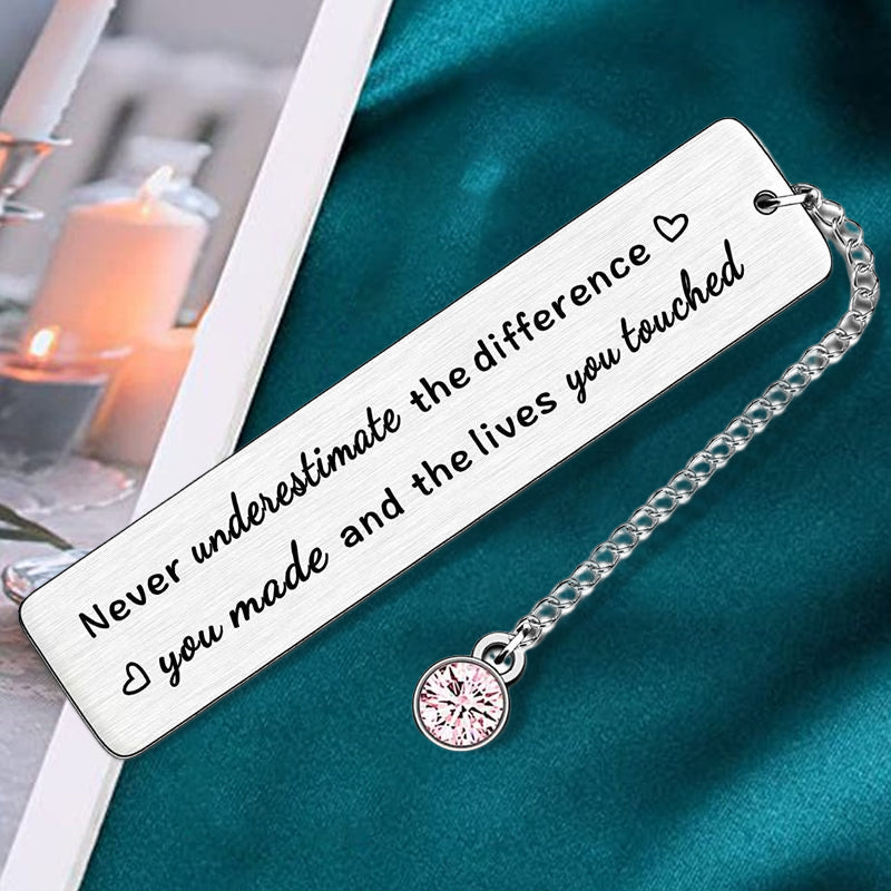 Longer Stainless Steel Bookmark