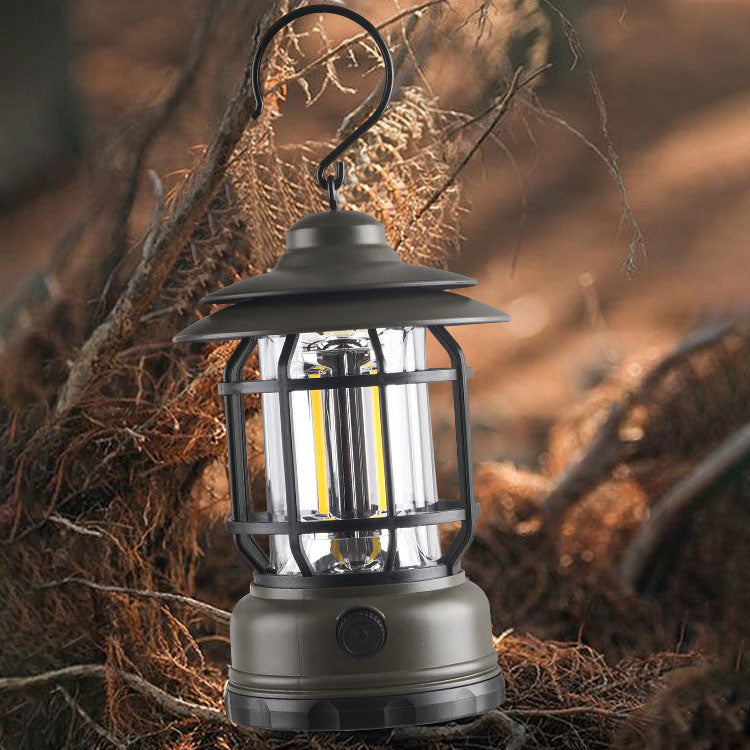 Contemporary Industrial Portable USB Rechargeable Camping Lamp Horse Lamp For Outdoor