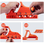Hand planer drywall cutter