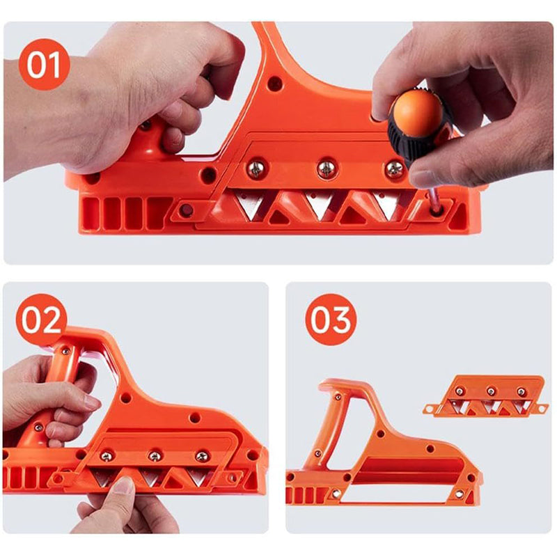 Hand planer drywall cutter