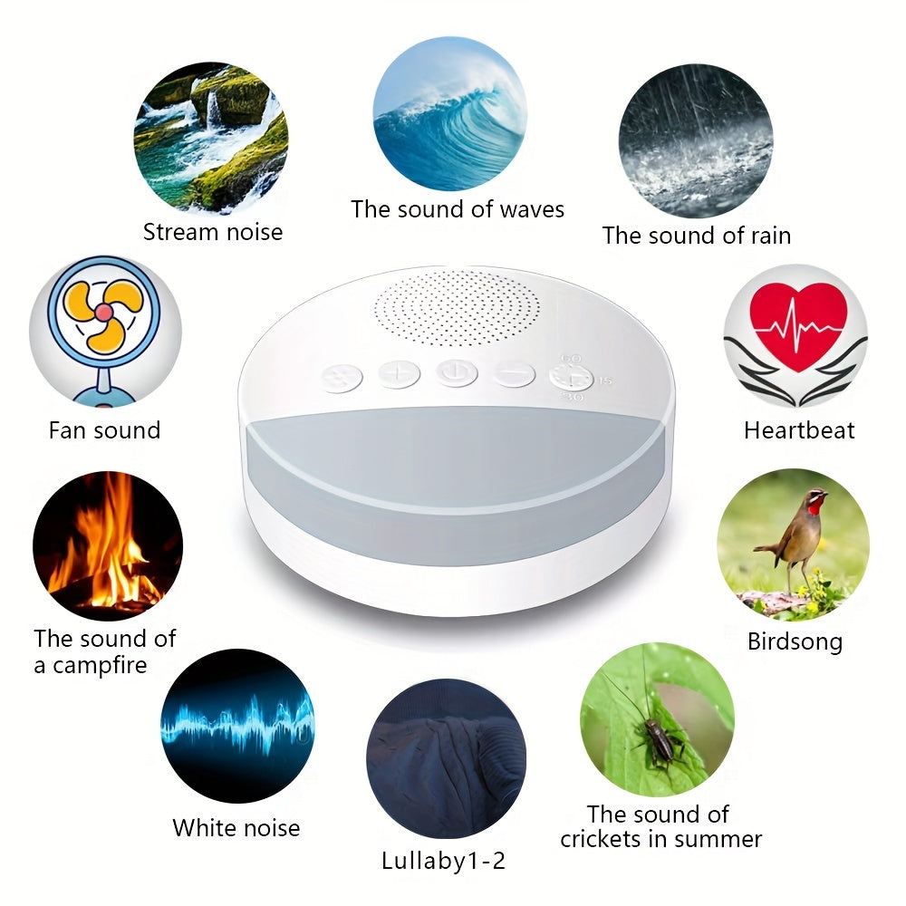 DreamWave White Noise Machine – Soothing Sound Therapy with Timer