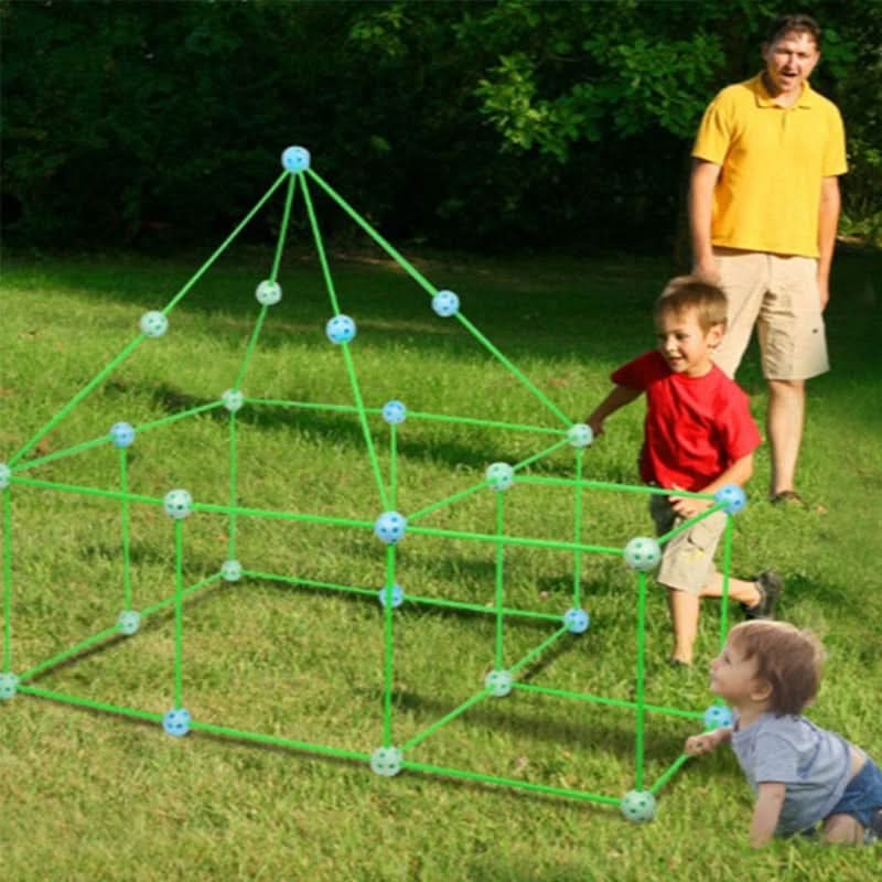 Creative tent for playful learning and building