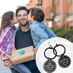 To my son/daughter keychain (BLACK)