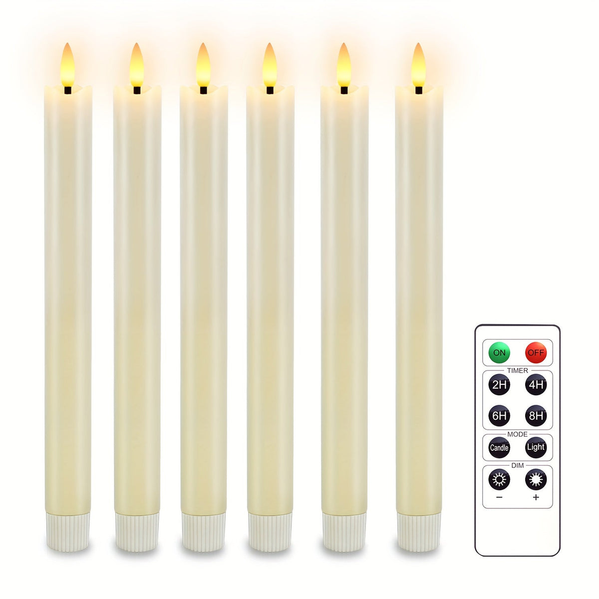 Eebuss Flameless Cone Candles – Realistic LED Effect