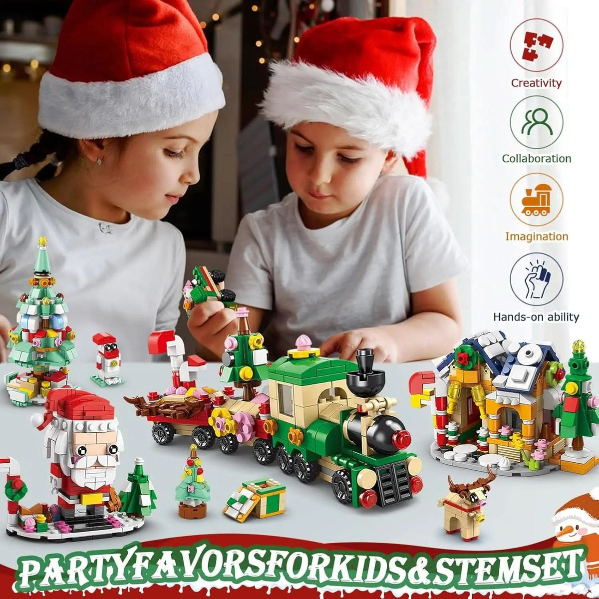 Creative Christmas building set for children aged 6 and over