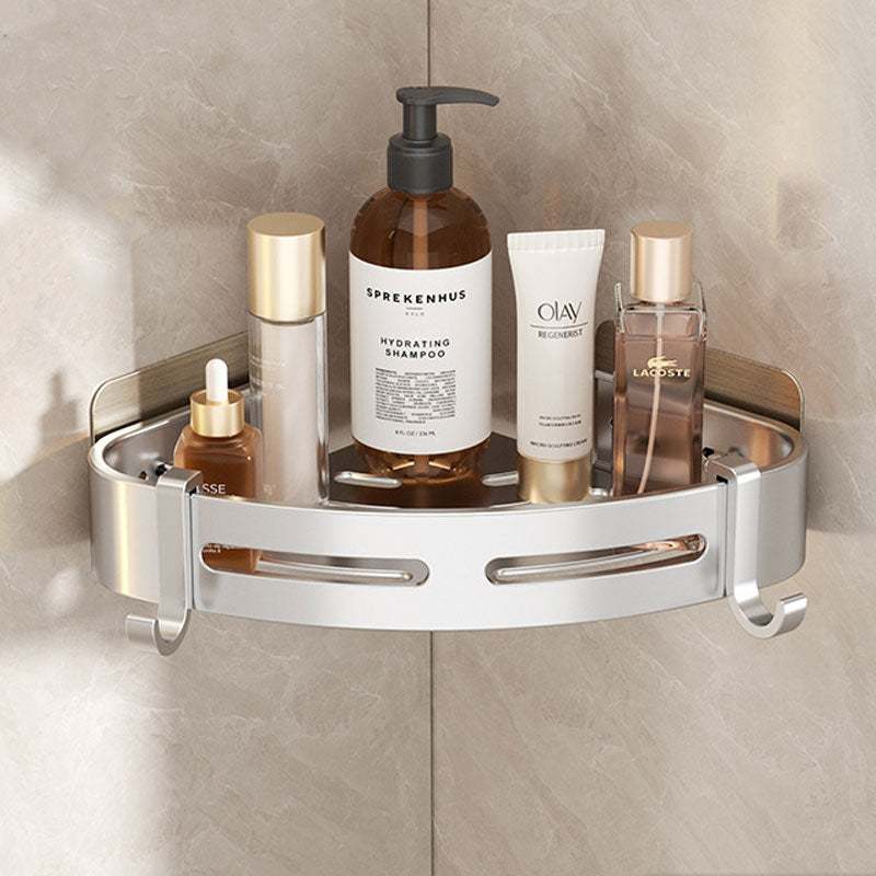 EasyCorner Aluminum Shelf – Self-Adhesive Bathroom Corner Storage without Drilling