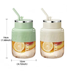 2in1 Bottle Mixer with Straw 800ml - Perfect for On the Go!