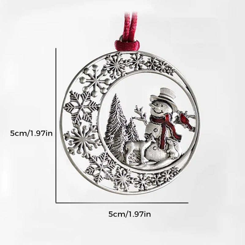 Solid Tin Christmas Decoration