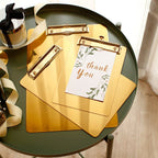 Stylish Golden Clipboards