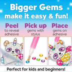 Large Gem Diamond Painting Stickers for Kids