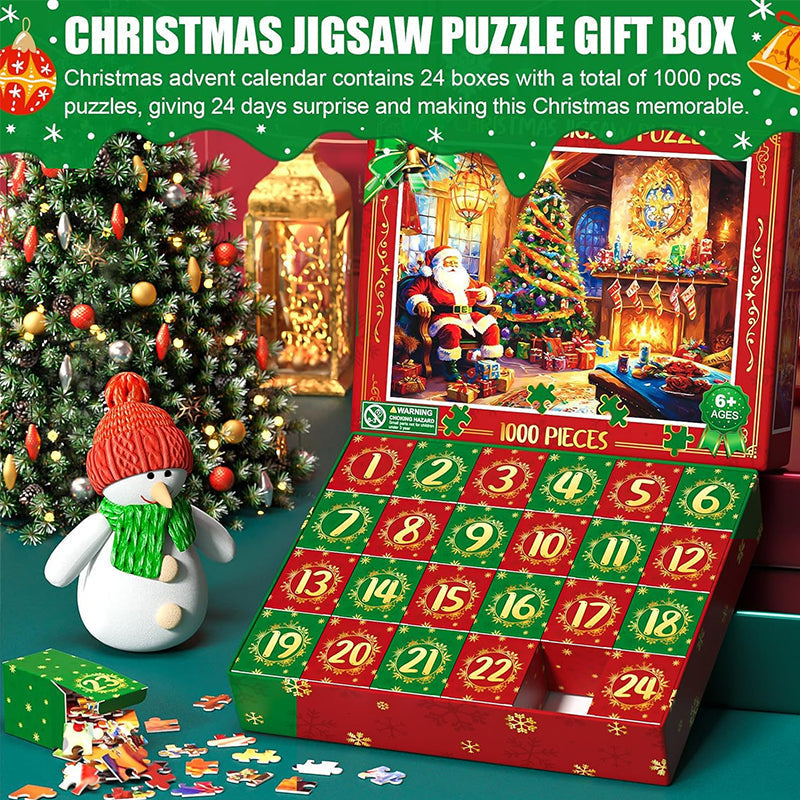 Christmas Jigsaw Puzzles Advent Calendar - Christmas Gift