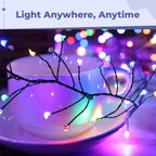 LED Firecracker String Lights – Dazzling Copper Wire Sparkle