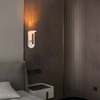 Adjustable Nordic LED Wall Light with Flame Effect
