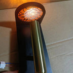 Adjustable Nordic LED Wall Light with Flame Effect