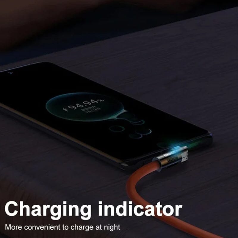 180° rotatable fast charging cable