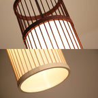 Bambora Zen Pendant Light | Handwoven Bamboo Lantern | Japanese Design | Natural Elegance