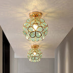 Ceiling lamp in floral design style
