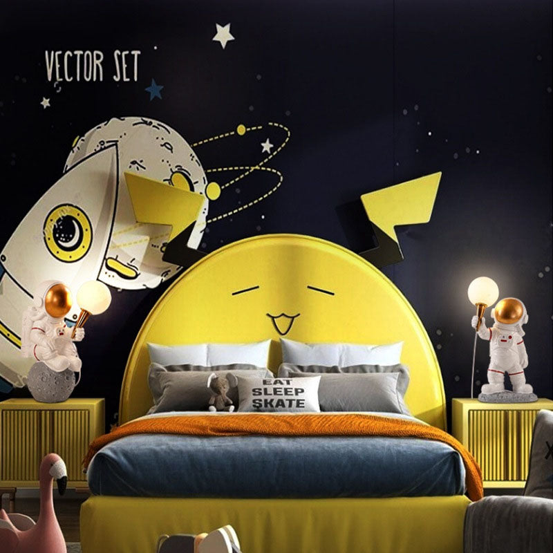 CosmoBuddy Astronaut Wall Lamp | Creative Design | Resin & ABS | LED Bedroom Light