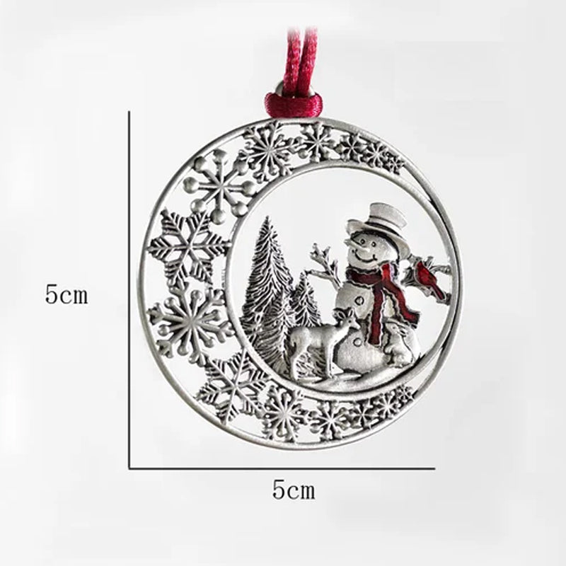 Solid Tin Christmas Decoration