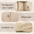 Compression Storage Bags for Clothes and Bedding, Reduces Volume up to 40%