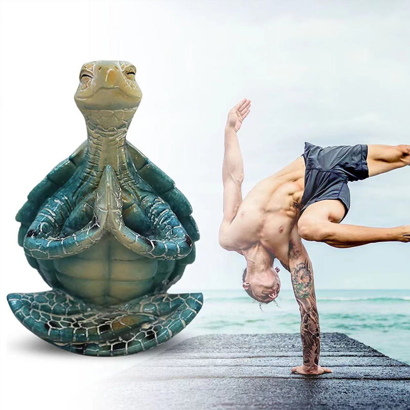 Sea Turtle Meditation Home Decoration