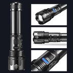 Waterproof military laser flashlight
