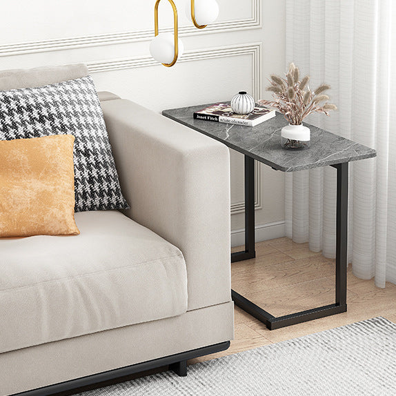 ModernoCurve C-Side Table | MDF Tabletop | Modern Design | Space-saving | Perfect for Living Room & Bedroom