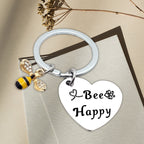 Honeybee keychain