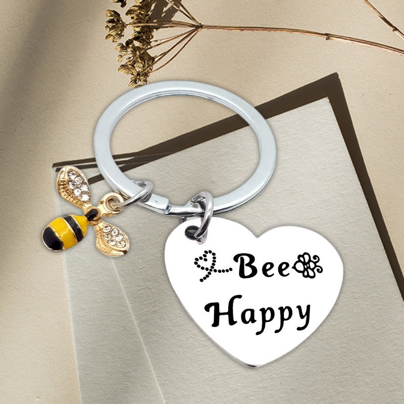 Honeybee keychain