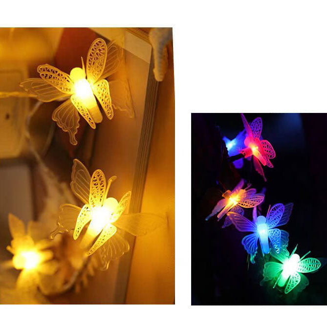 Luminelle LED String Lights | Butterfly Design | For Garden, Balcony & Terrace | Outdoor Decor