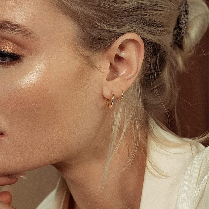 Double Twist Spiral Earrings