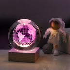 3D Galaxy Crystal Ball Night Light Decorative Lamp