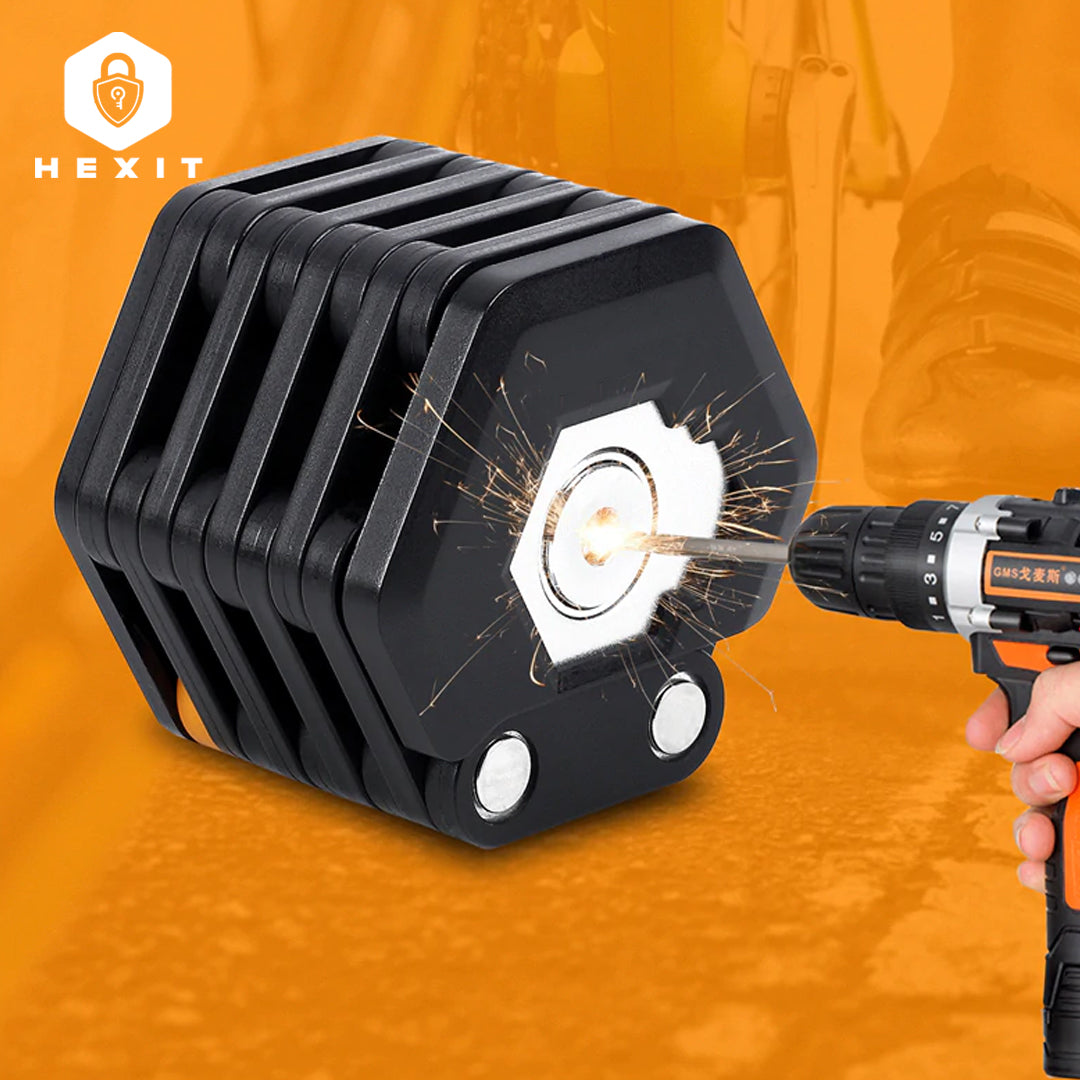 HEXIT™ FoldLock - Compact and Lightweight Bike Lock