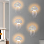 Modern creative 1-Light LED Jellyfish Wall Light