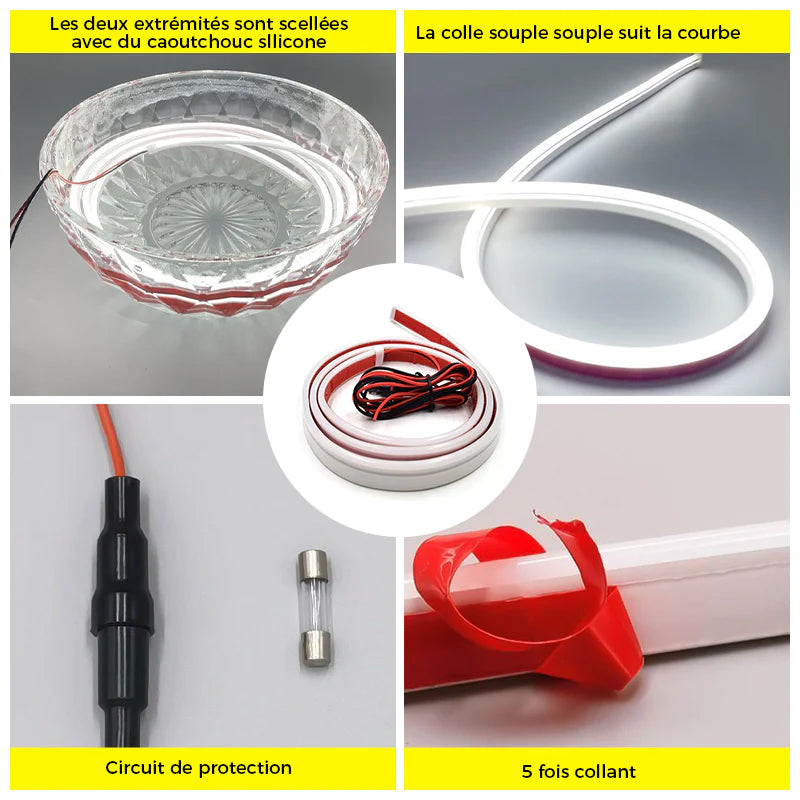 Kit for the wiring harness of the dynamic wiper motor