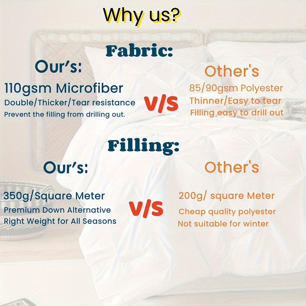 SleepHaven All-Season Comforter Set | Breathable & Easy Care | Hotel Quality