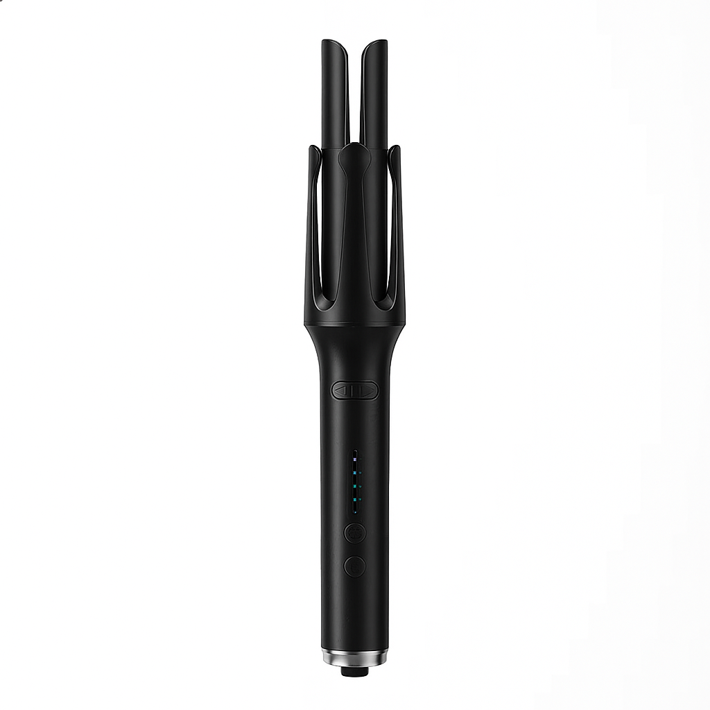 2 in 1 Rotating Ceramic Curling Wand, 1.26 in Automatic Hair Curler