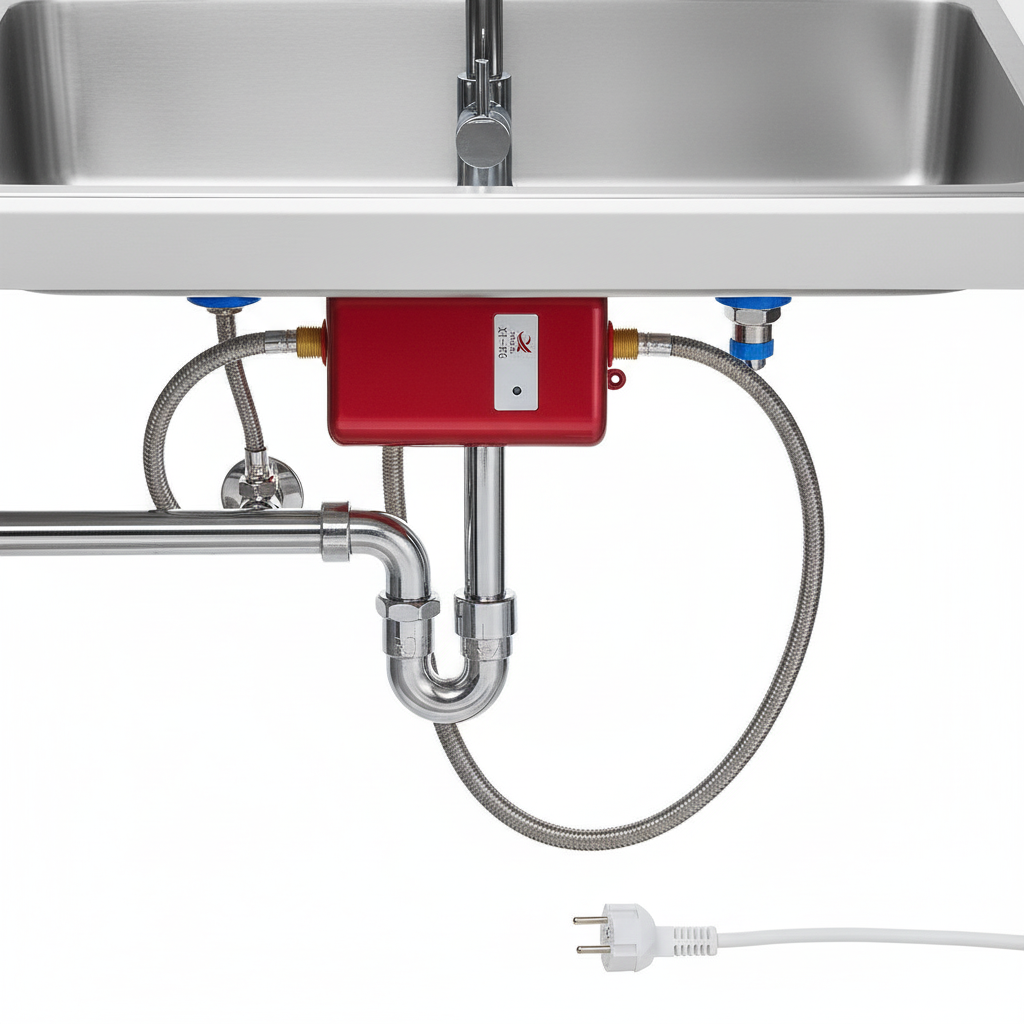 Tankless Electric Boiler Smart Hot Water Heater with Temperature Protection