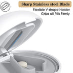 Tablet splitter with dispenser