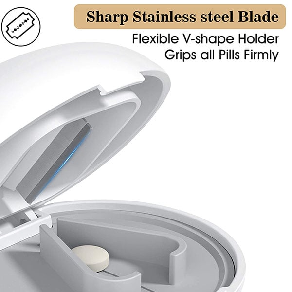 Pill cutter with dispenser