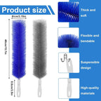 Flexible Microfiber Fan Duster Brushes – Reusable Cleaning Tools for Blades, Vents & Blinds
