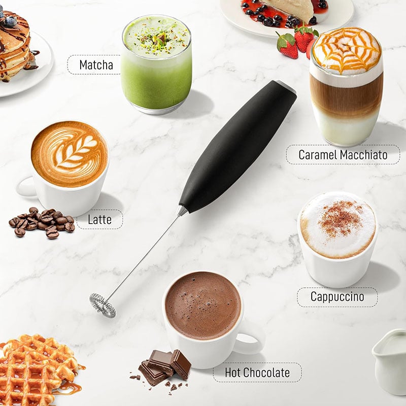Powerful Milk Frother with Stand