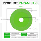 Glass cutting disc – For dry/wet cutting & long precision cuts