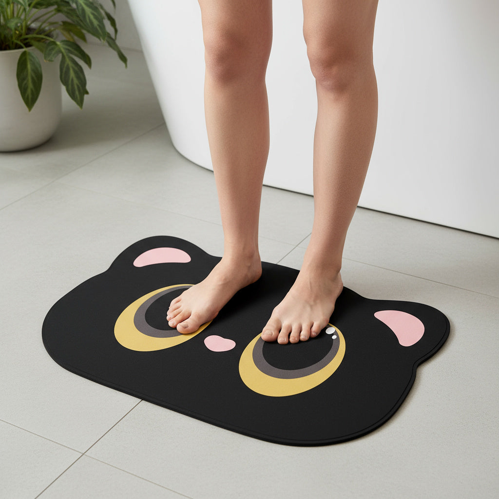 Cute Animals Quick-Dry Bathroom Mat