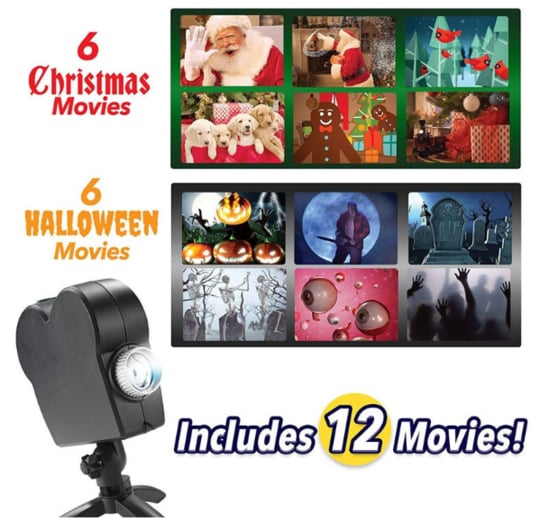 SpookGlow Holographic Projector | Transform your space with enchanting Halloween projections