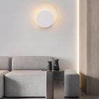 Modern Minimalist Iron Circle Ring 1-Light Wall Sconces Lamp For Bedroom