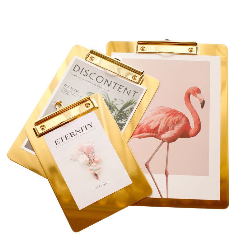 Stylish Golden Clipboards