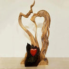 Love Eternal Wooden Decorations Ornaments